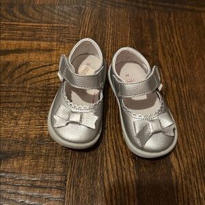 pediped Silver Dress Shoes for Kids